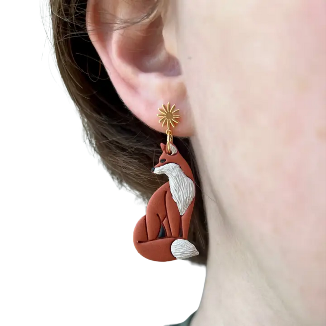 Fox Earrings