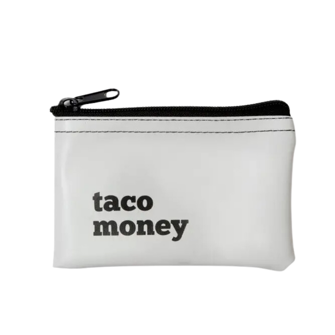 Taco Money Vinyl Zip Pouch