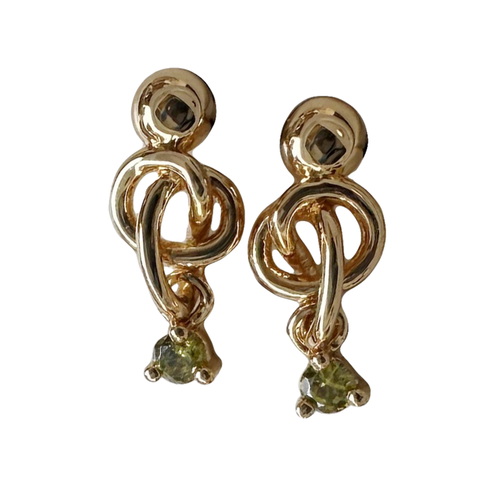 Knotty Serpent Earrings