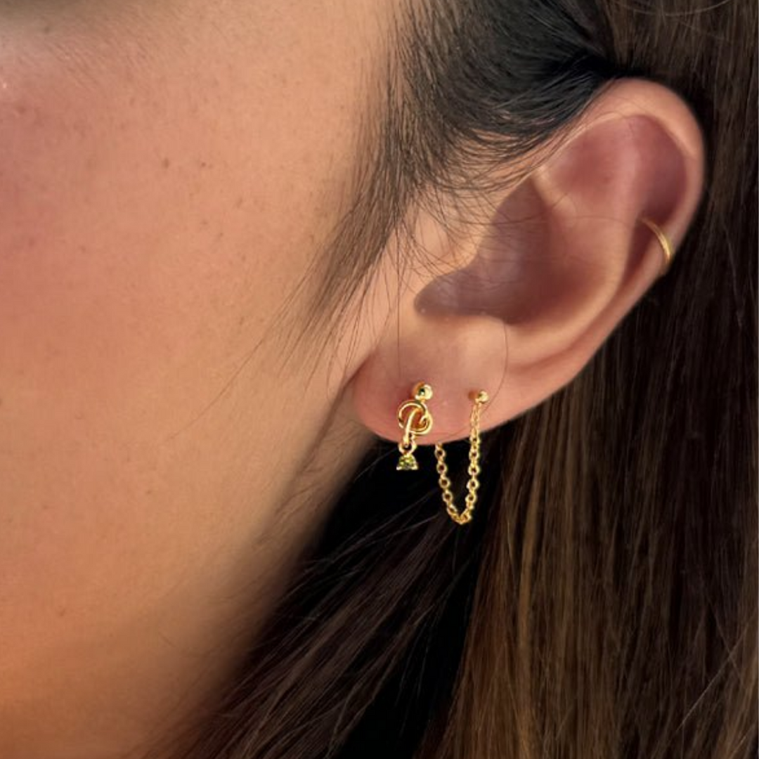 Knotty Serpent Earrings