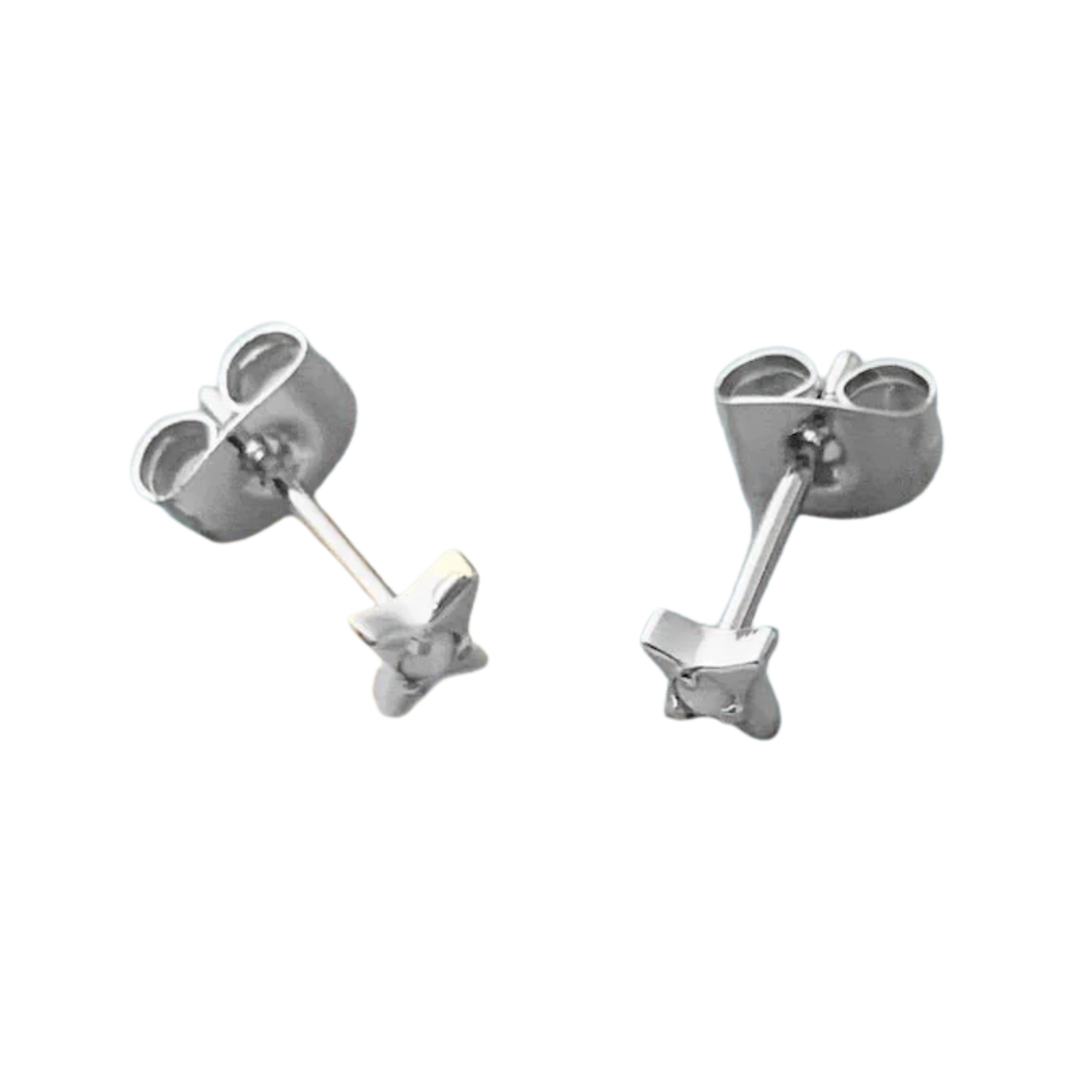 Lucky Origami Star Studs