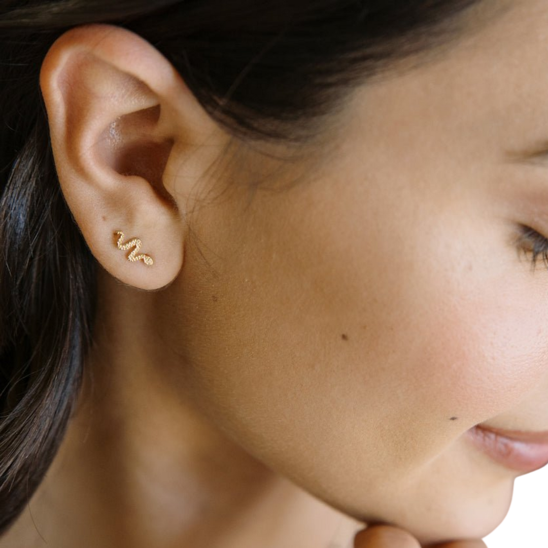 Snake Stud Earrings
