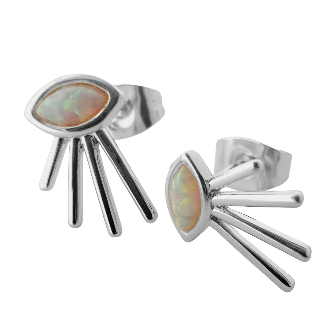 Spirit Beam Opal Studs