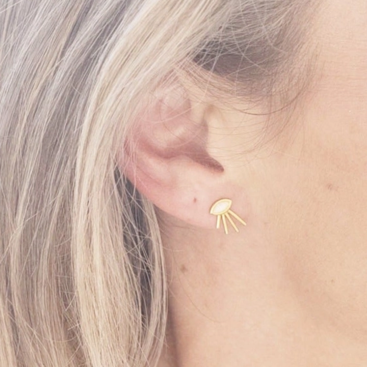 Spirit Beam Opal Studs