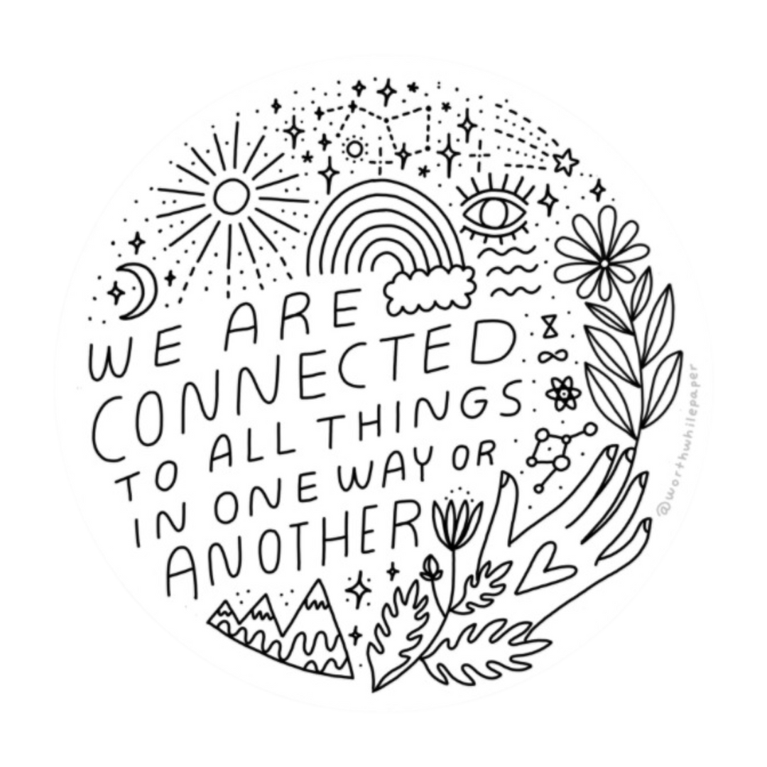 Connected Die Cut Sticker
