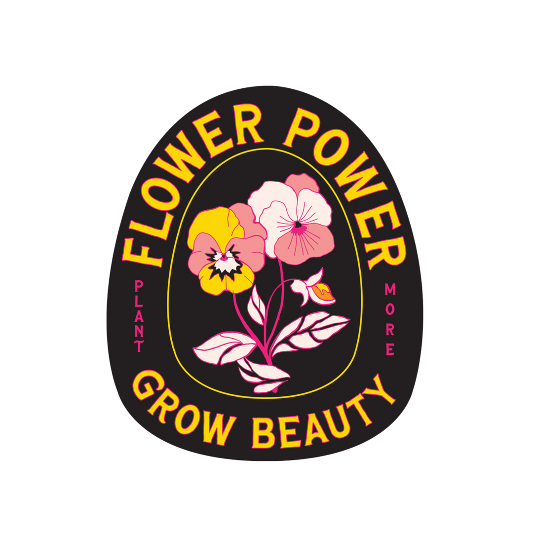 Flower Power Single Sticker
