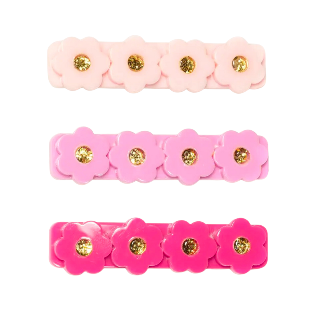 Pink Fresh Flowers Clips