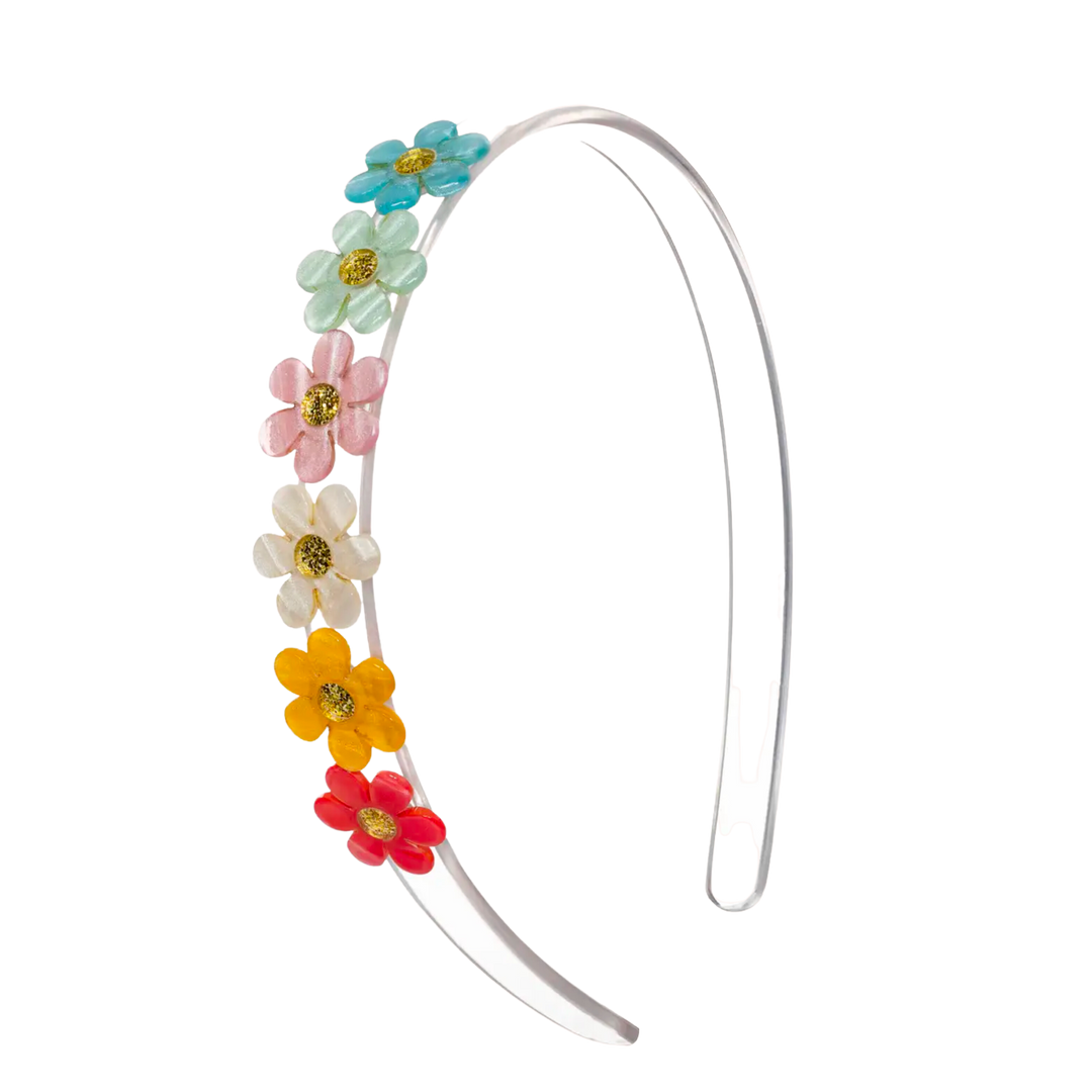 Centipede Daisies Pearl Pastel Shades Headband