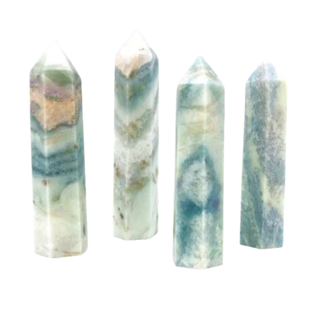 Blue Aragonite Crystal Tower - 2.3" to 2.75"