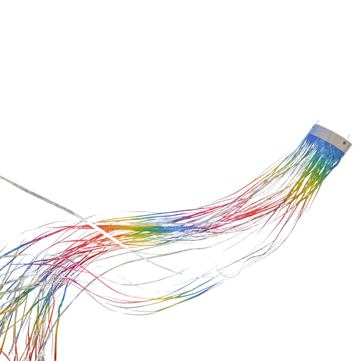 51" Rainbow Mylar Windsock
