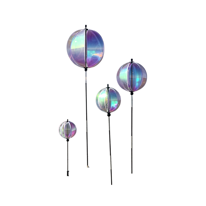 Iridescent 11" Gazing Ball Spinner