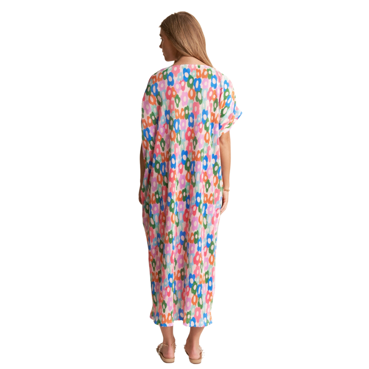 Floral Print Multi-Color Tunic Dress