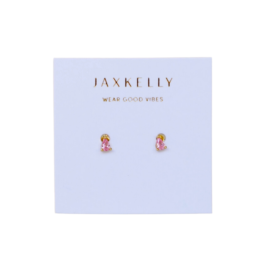 Teardrop Stud Earrings