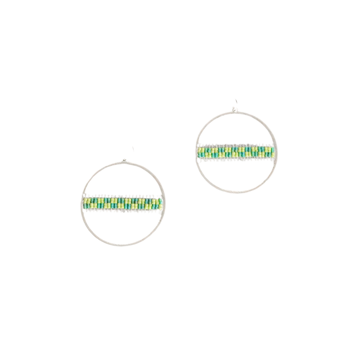 Geo Hoop Earrings