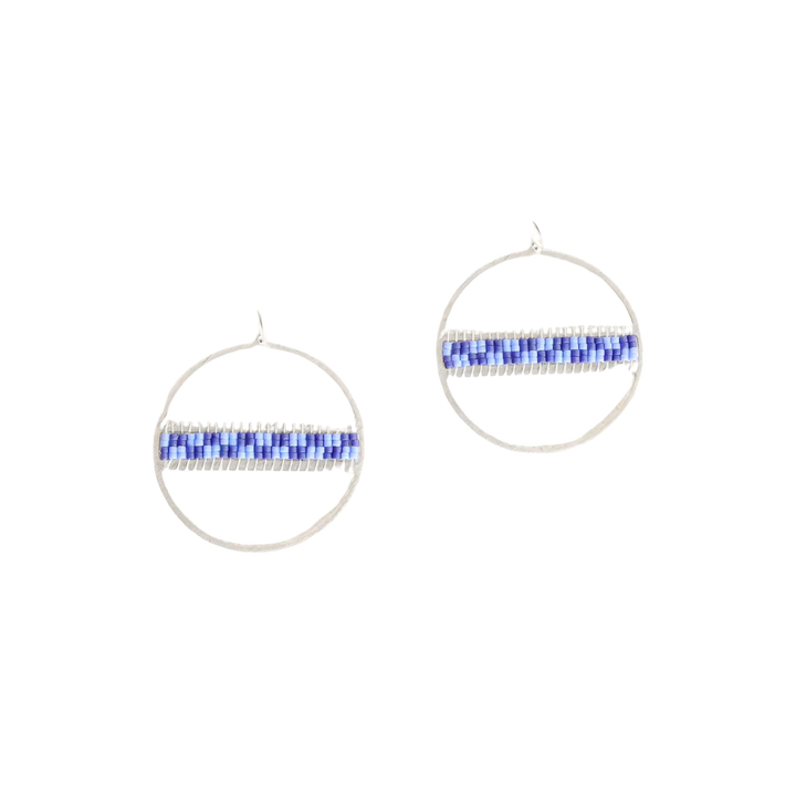 Geo Hoop Earrings
