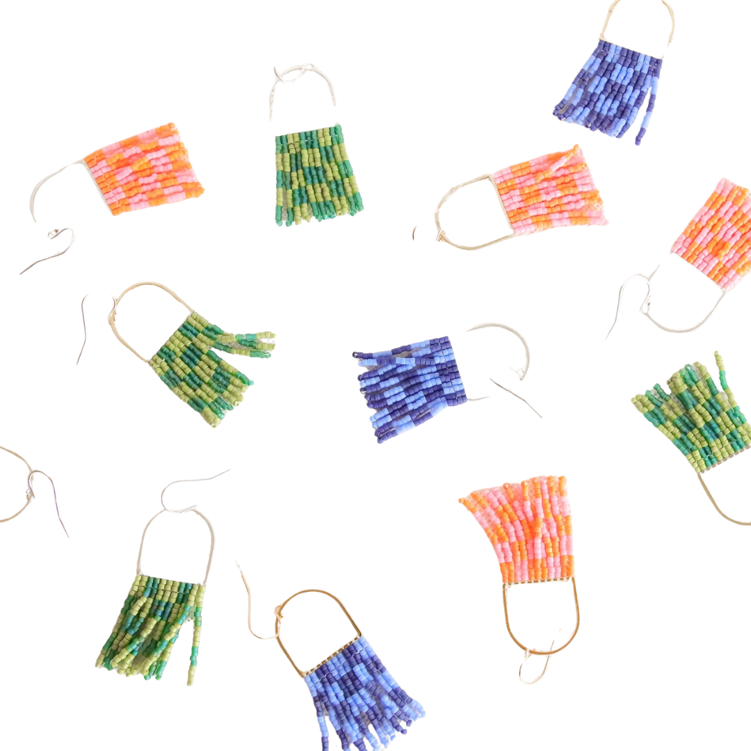 Mini Drop Fringe Earrings