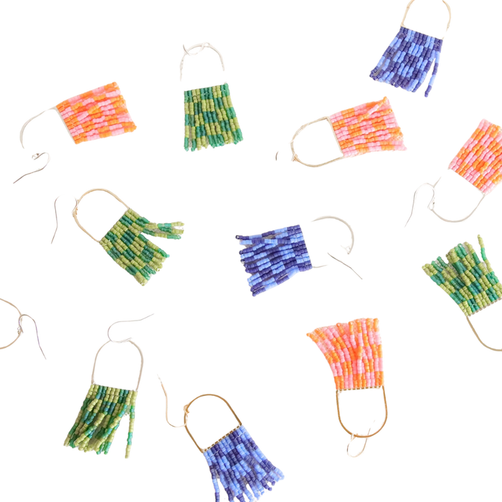 Mini Drop Fringe Earrings