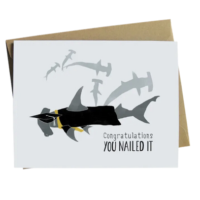 Hammerhead Graduation Card