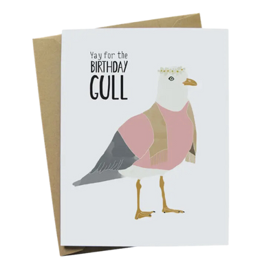 Seagull Birthday Card