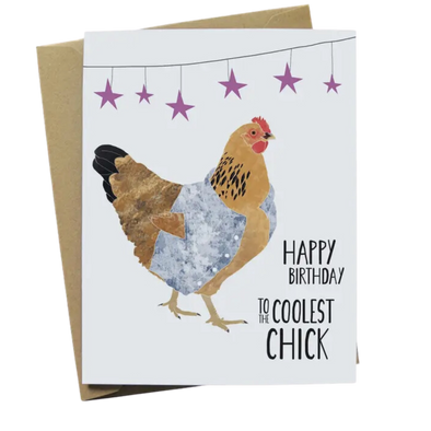 Chicken Birthday Card