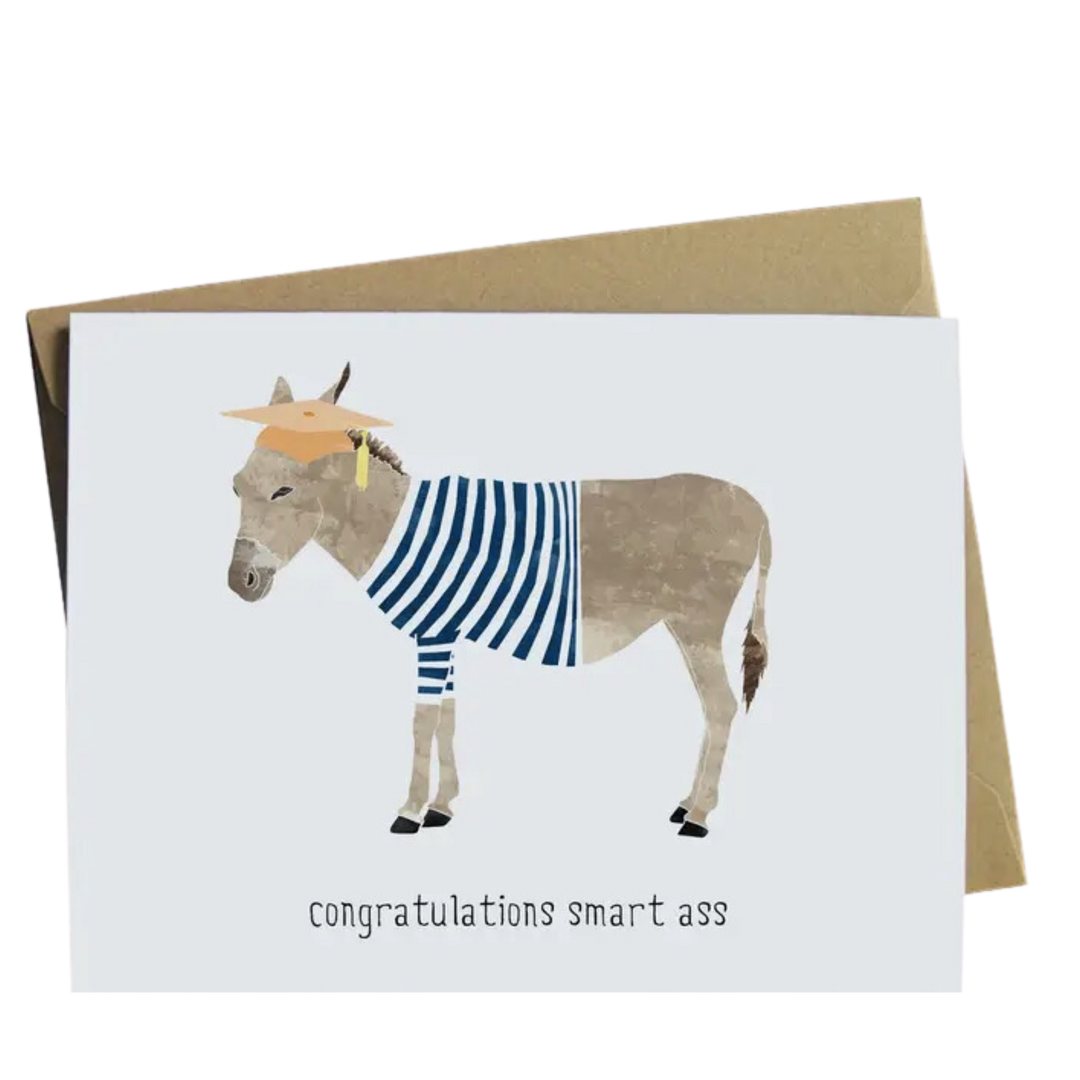 Donkey Graduation Card