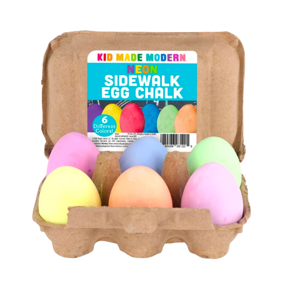 Sidewalk Chalk Eggs
