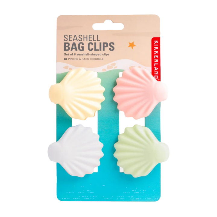 Seashell Bag Clips (Set of 4)