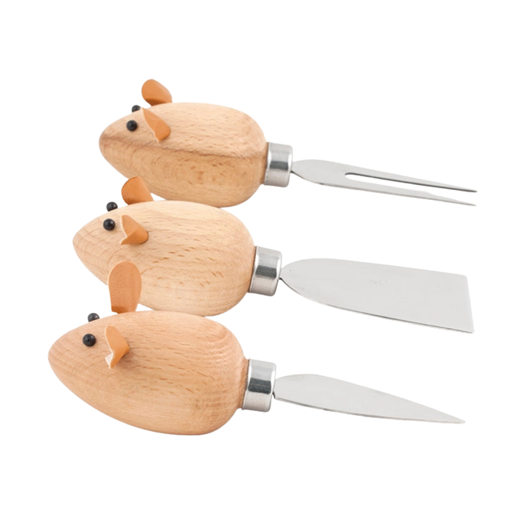 Mice Cheese Knives (3ct)