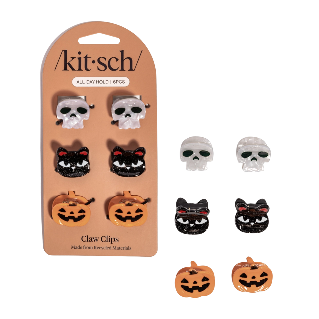 Mini Claw Clips 6pc Set - Halloween Squad