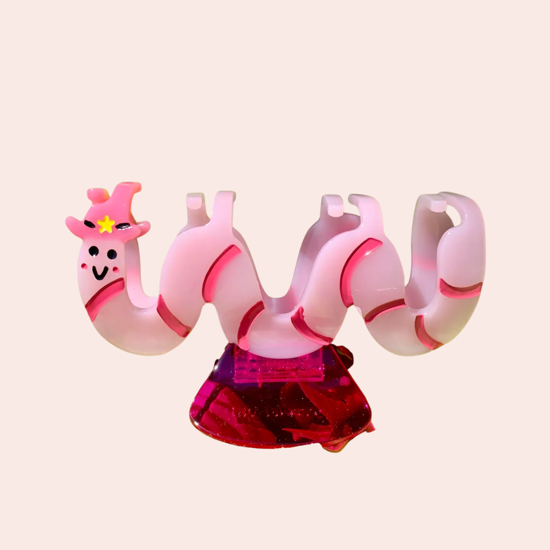 Cowboy Worm Hair Claw