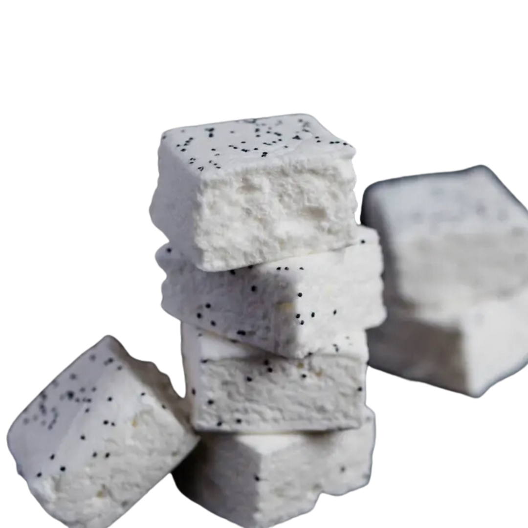 Lemon Poppyseed Marshmallows