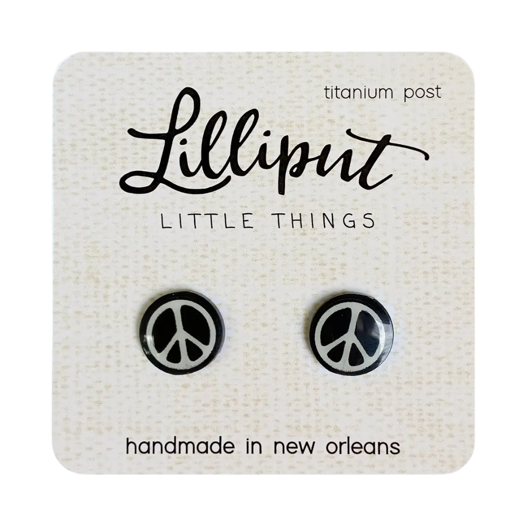 Peace Sign Earrings