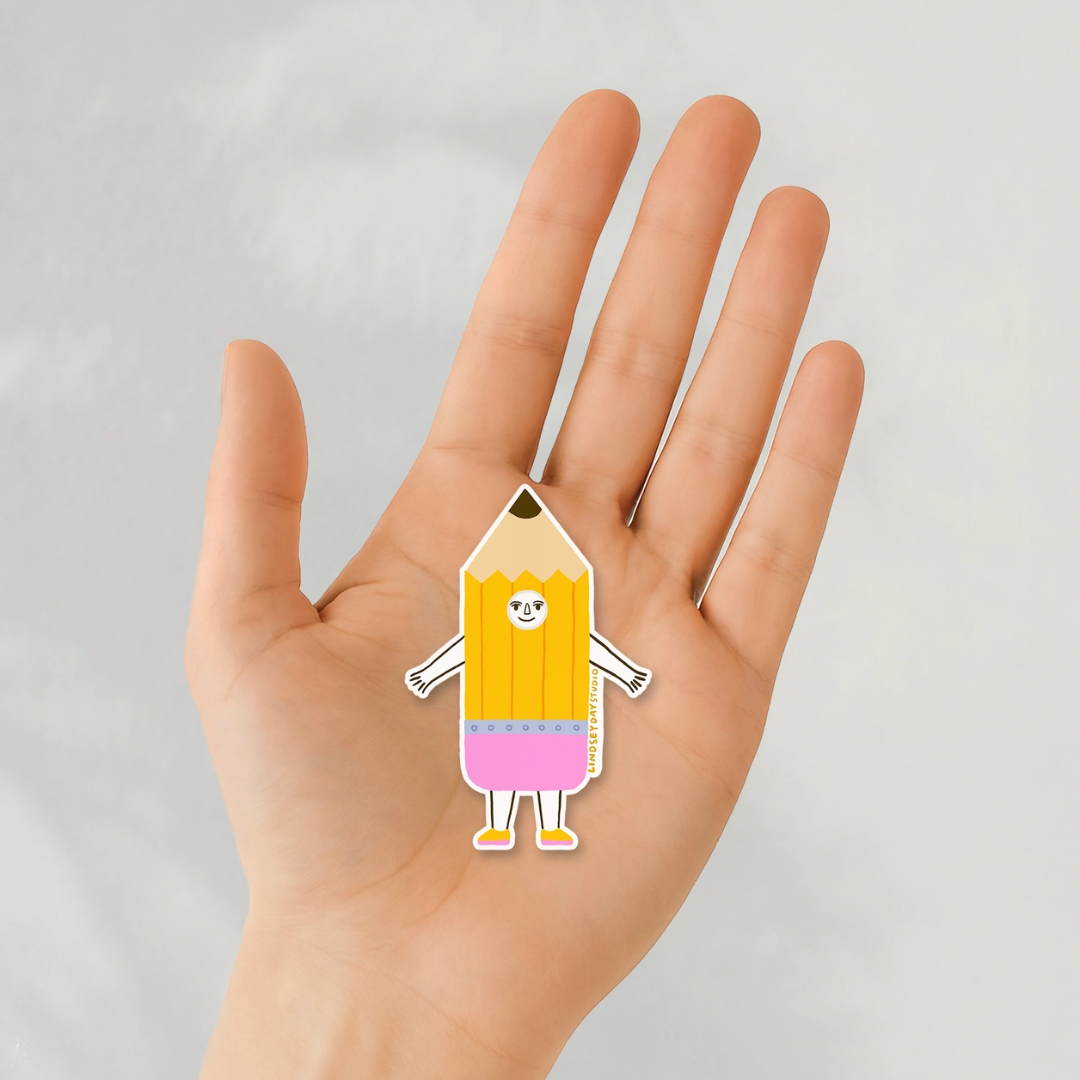 Pencil Friend Sticker