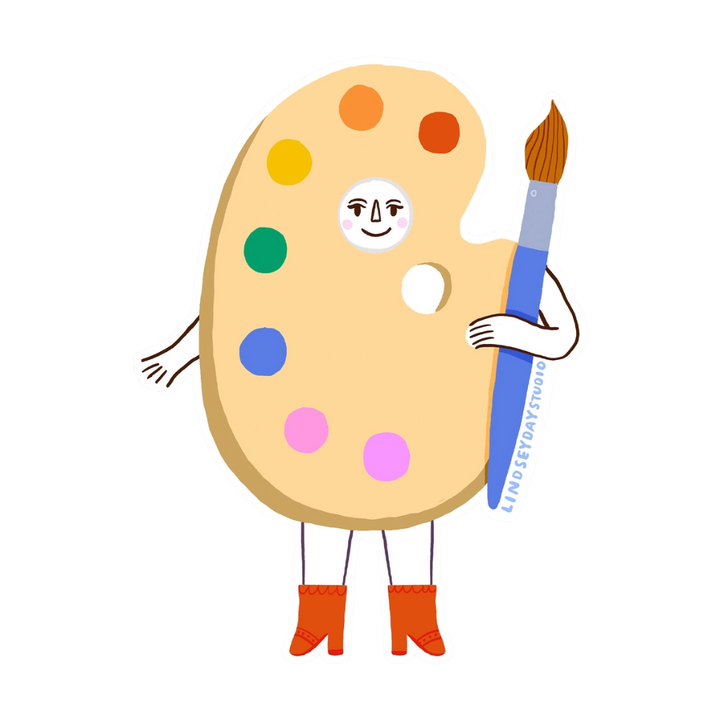 Artist Friend Sticker