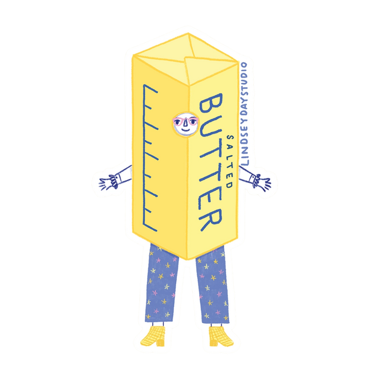 Butter Barb Sticker