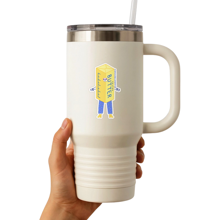 Butter Barb Sticker