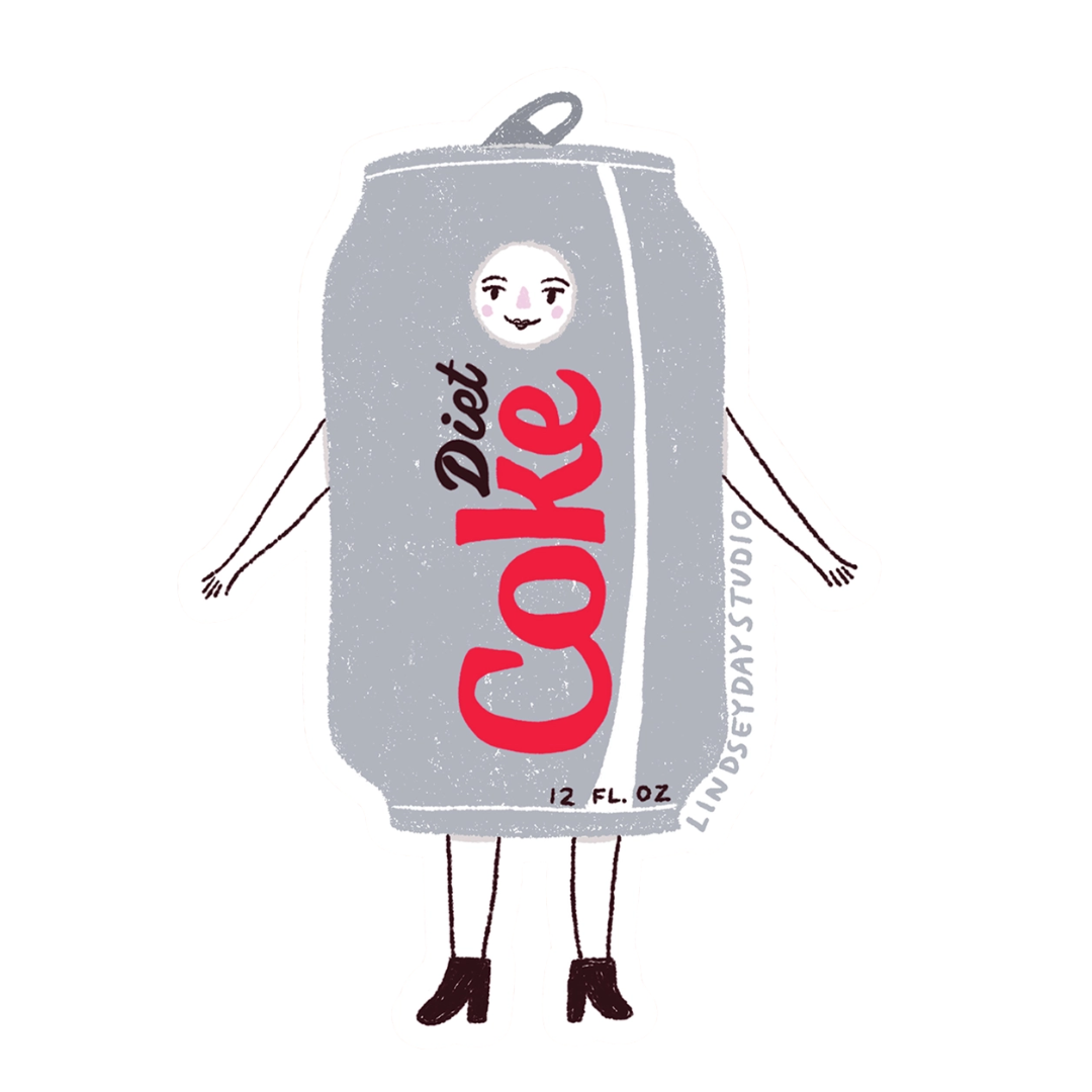 Diet Coke Deanne Sticker