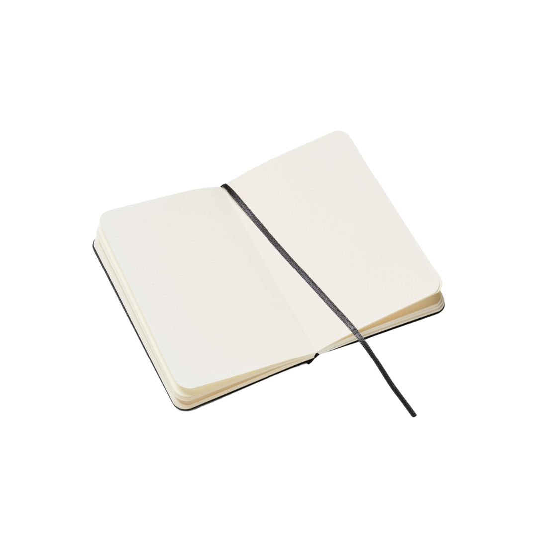 Fabriano Ispira Soft-Cover Notebook, Pocket, Blank, Black