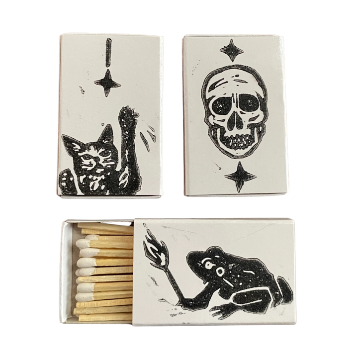 Hand-Printed Matchbox