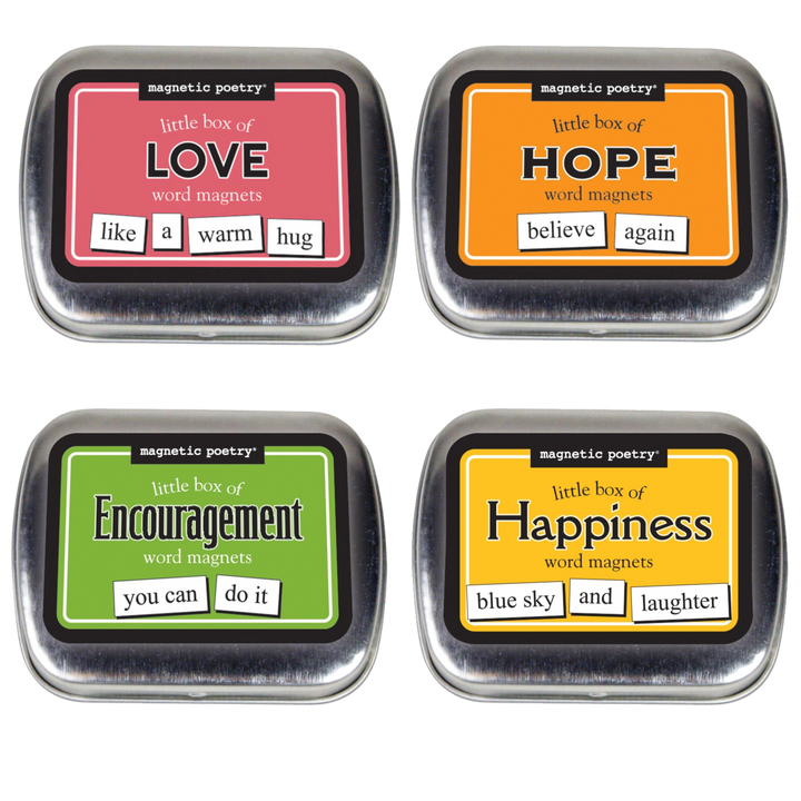 Little Box of Words Magnetic Poetry Kit