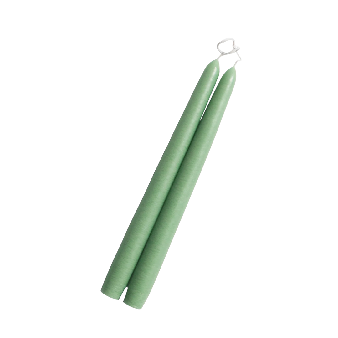 10" Hand Dipped Unscented Taper Candles