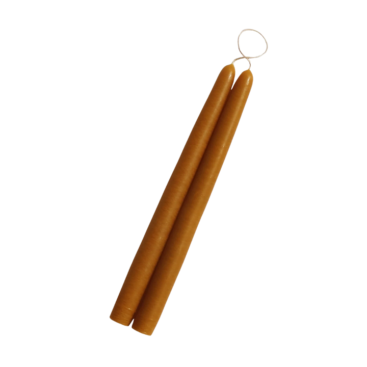 10" Hand Dipped Unscented Taper Candles