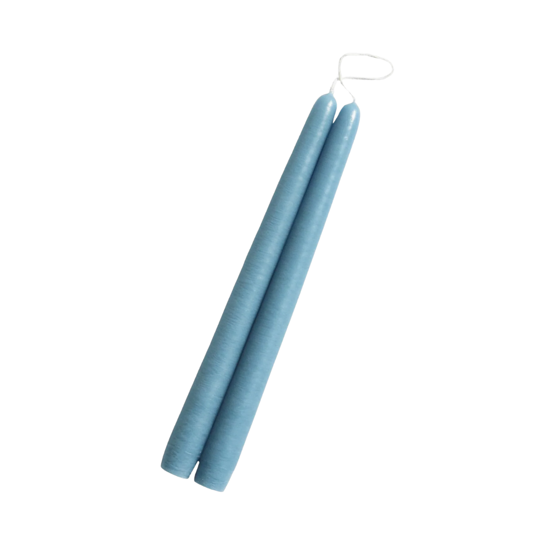 10" Hand Dipped Unscented Taper Candles