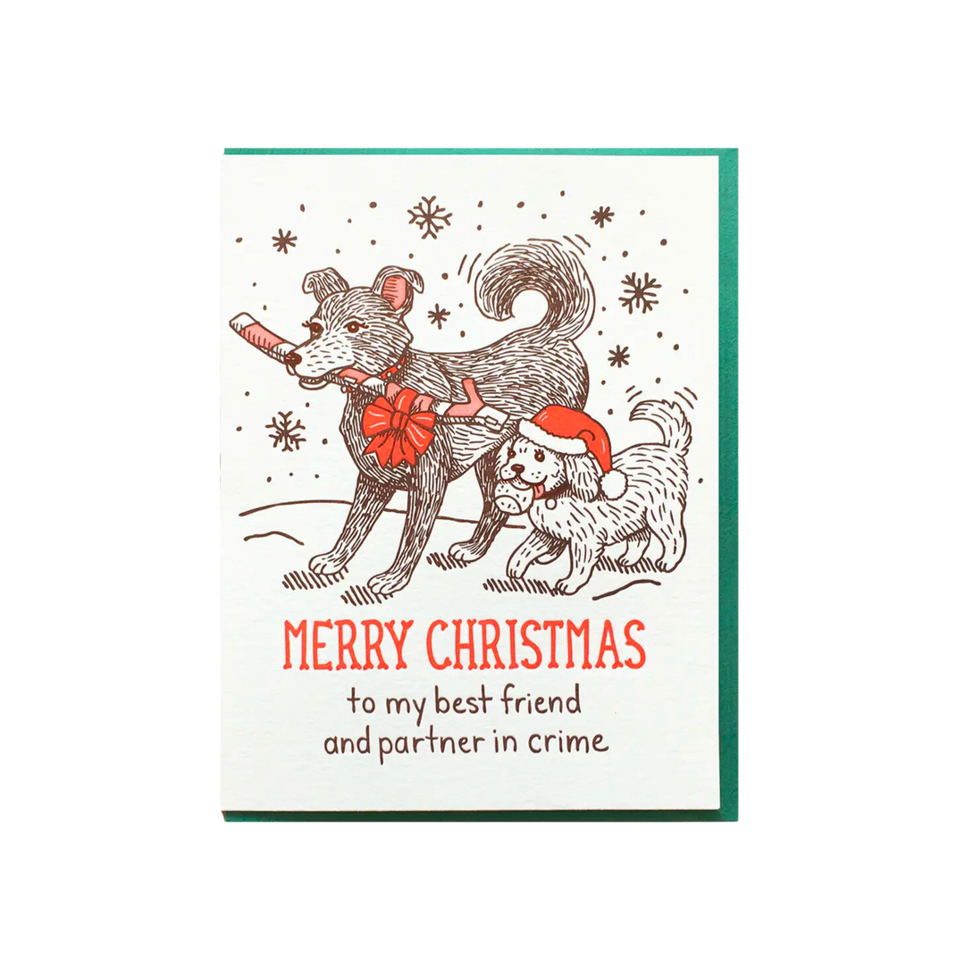 Christmas Dogs Card