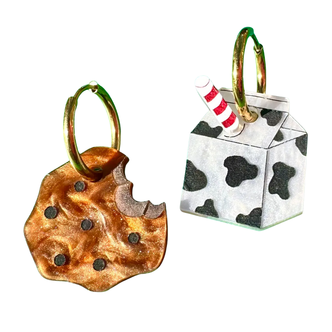 Milk and Cookies Earrings