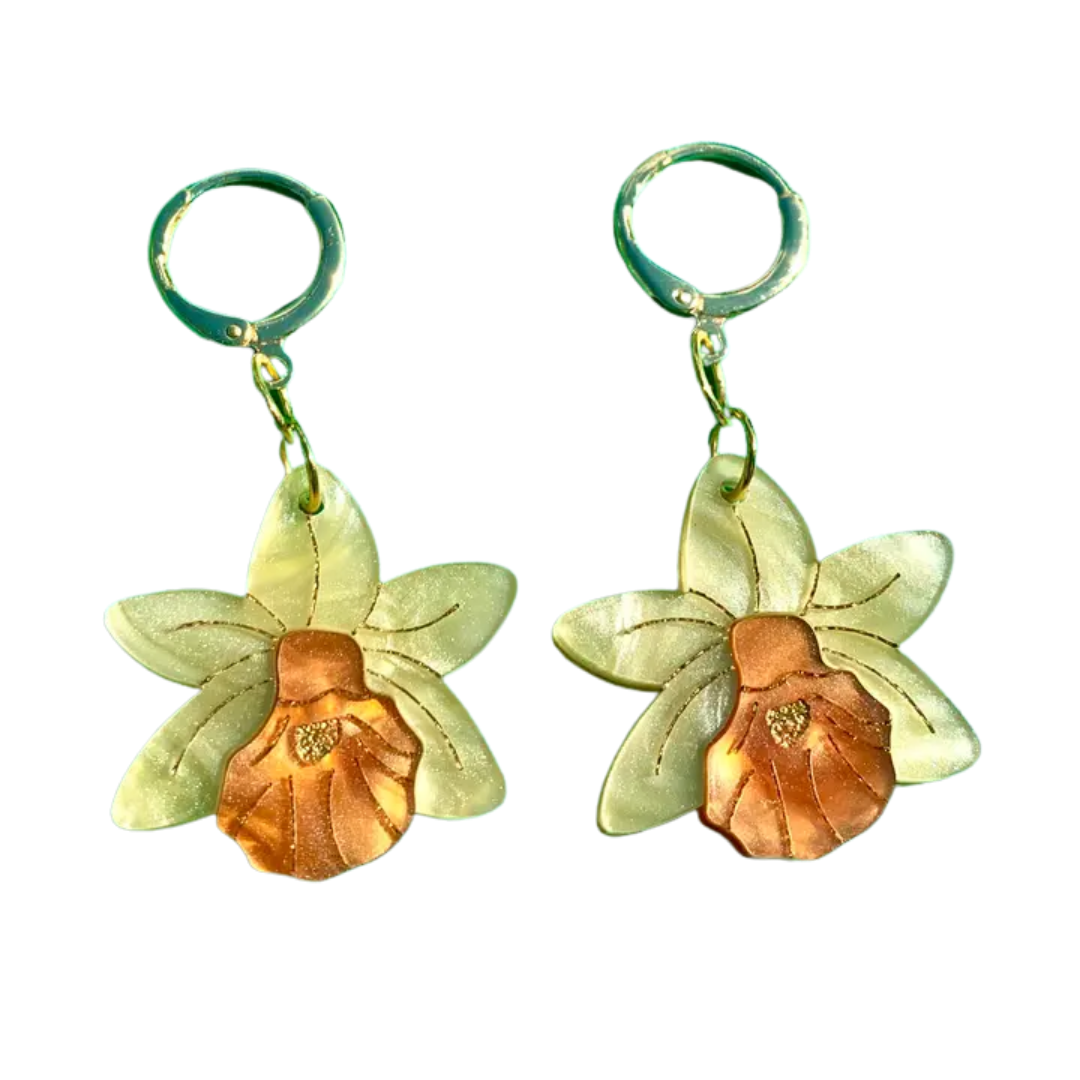 Mini Daffodil Earrings