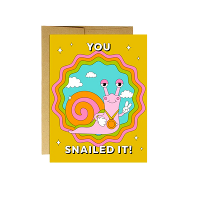 Snailed It! | Encouragement Card