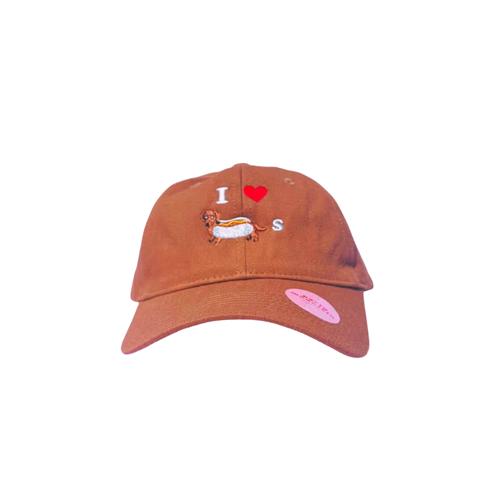 I Heart Weiner Dogs Baseball Dad Hat