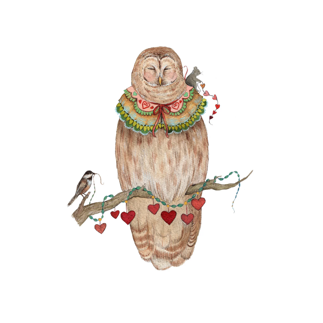 Love Is A Hoot - 8"x10" Print