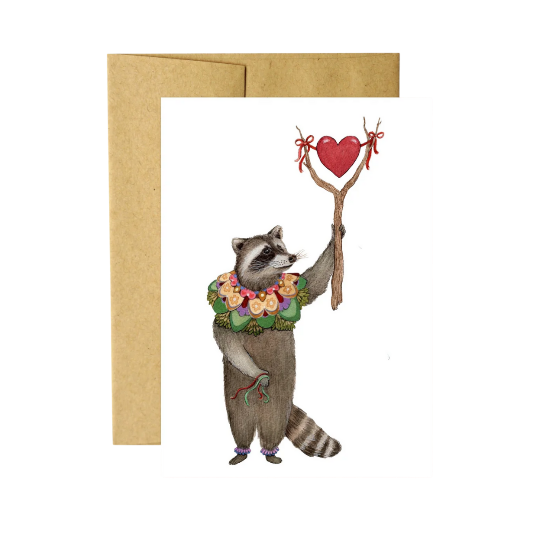Heart Bandit Greeting Card